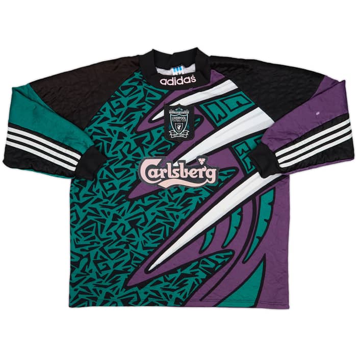 1995-96 Liverpool GK Shirt - 5/10 - (L)