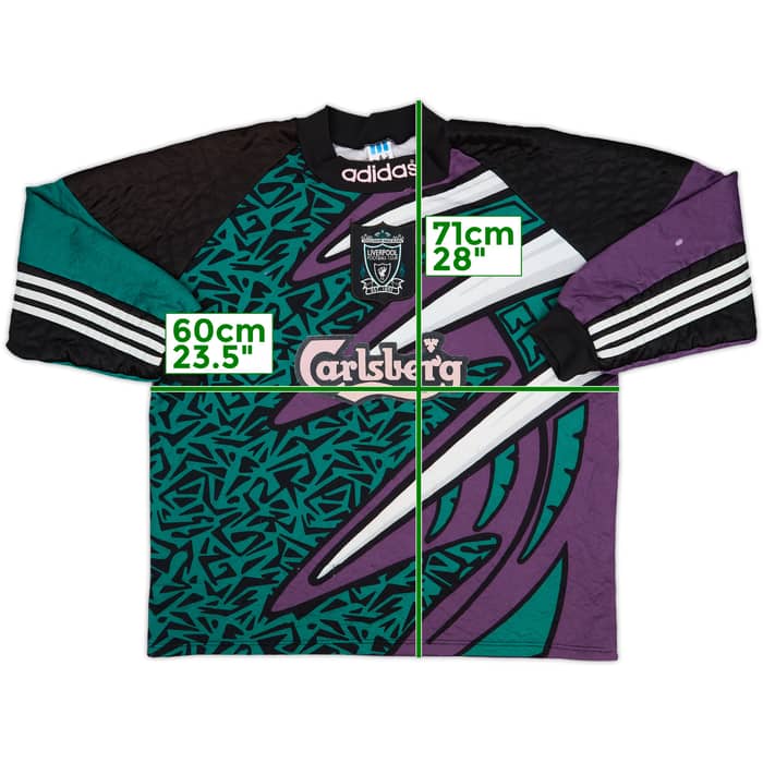 1995-96 Liverpool GK Shirt - 5/10 - (L)
