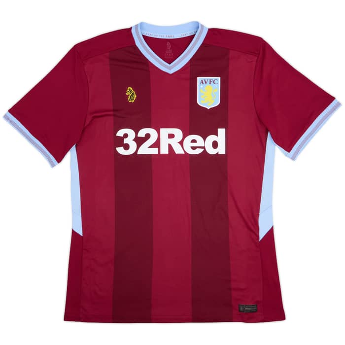 2018-19 Aston Villa Home Shirt Grealish #10 - 10/10 - (L)