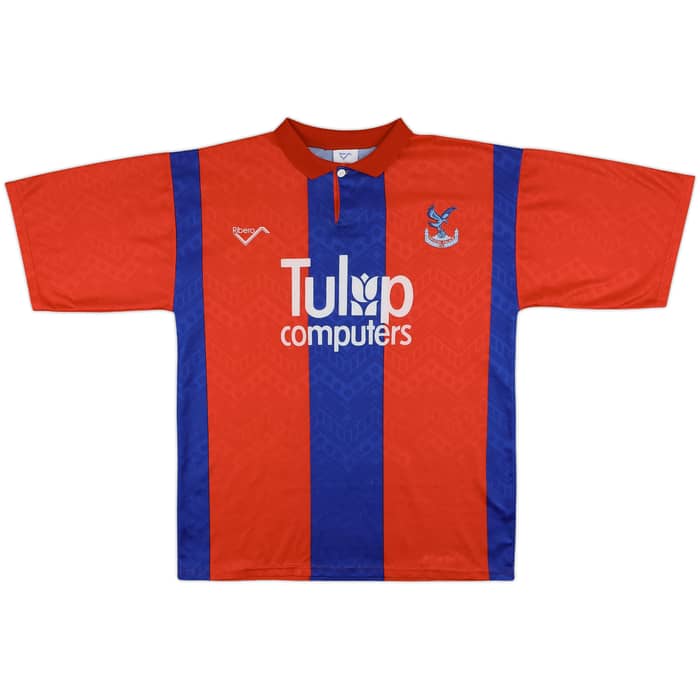 1990-91 Crystal Palace Home Shirt - 8/10 - (L)