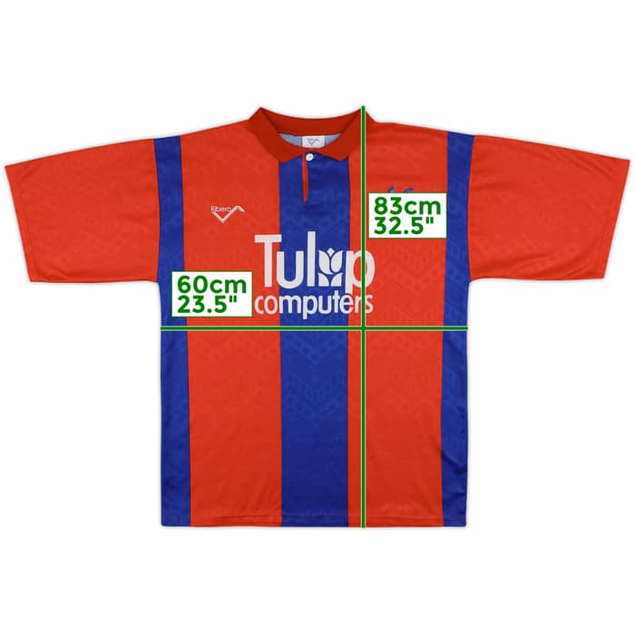 1990-91 Crystal Palace Home Shirt - 8/10 - (L)