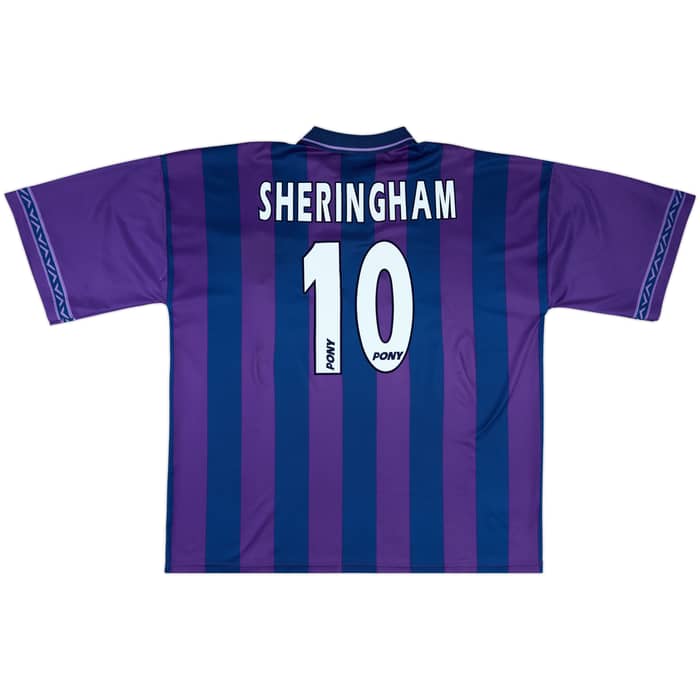 1995-97 Tottenham Away Shirt Sheringham #10 - 8/10 - (XXL)