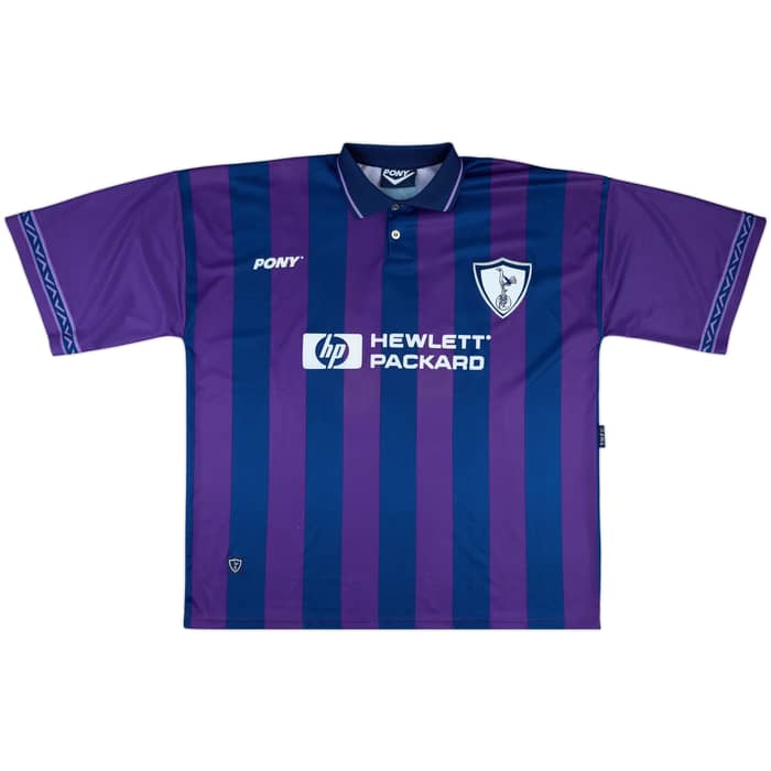 1995-97 Tottenham Away Shirt Sheringham #10 - 8/10 - (XXL)