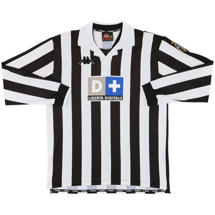 1998-99 Juventus Home L/S Shirt Zidane #21 - 9/10 - (XL)