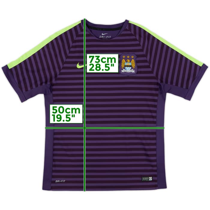 2014-15 Manchester City Nike Training Shirt - 9/10 - (L)