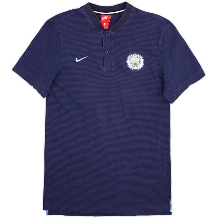 2017-18 Manchester City Nike Polo Shirt - 8/10 - (L)