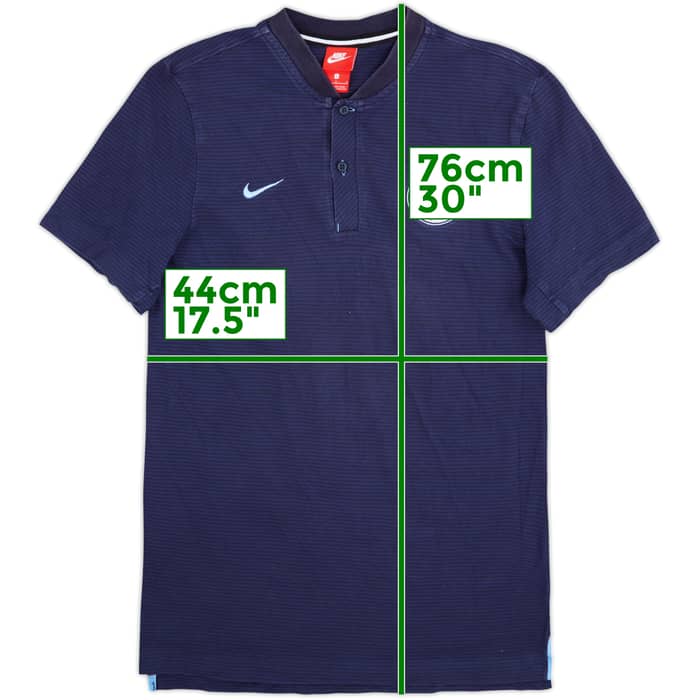 2017-18 Manchester City Nike Polo Shirt - 8/10 - (L)