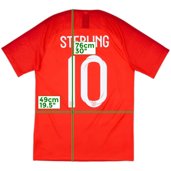 2018-19 England Away Shirt Sterling #10 - 10/10 - (S)