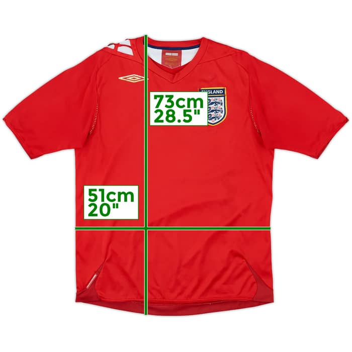2006-08 England Away Shirt - 3/10 - (M)