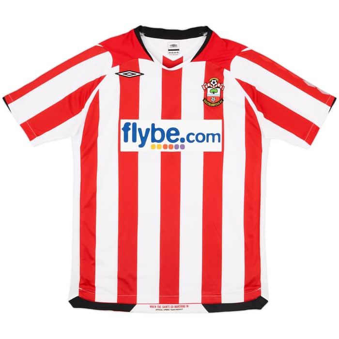 2008-10 Southampton Home Shirt - 8/10 - (L)