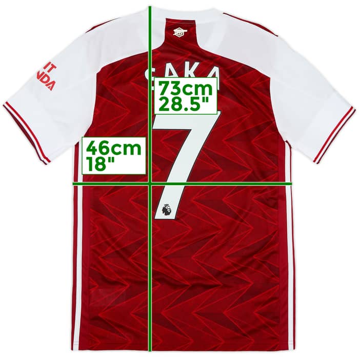 2020-21 Arsenal Home Shirt Saka #7 - 10/10 - (S)