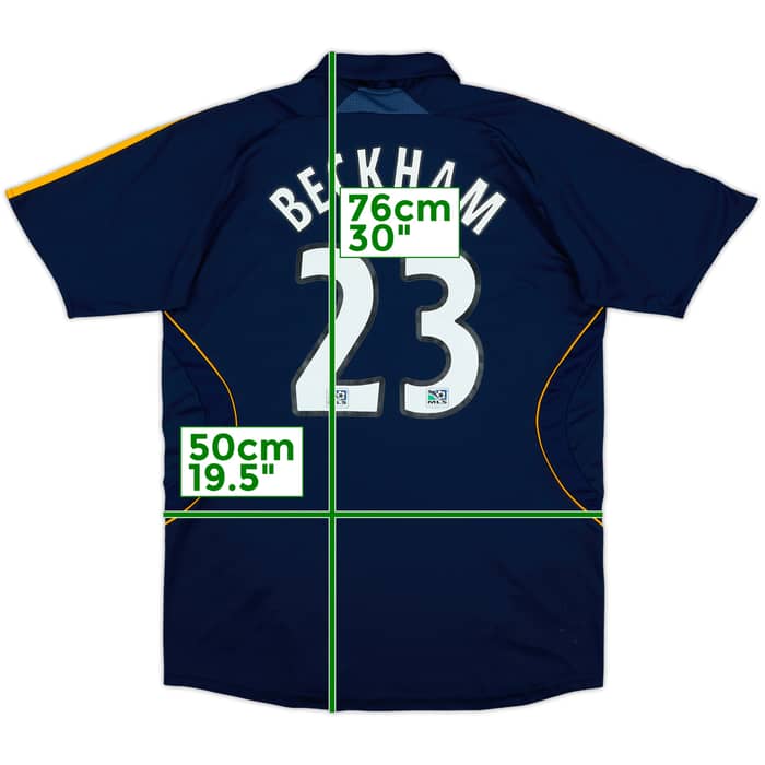 2008-09 LA Galaxy Away Shirt Beckham #23 - 6/10 - (XL.Boys)