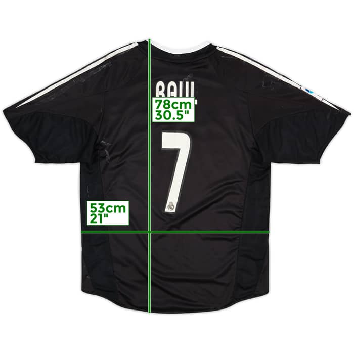 2004-05 Real Madrid Away Shirt Raul #7 - 5/10 - (M)