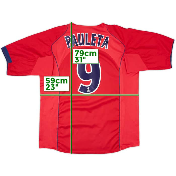2004-05 Paris Saint-Germain Away Shirt Pauleta #9 - 8/10 - (XL)