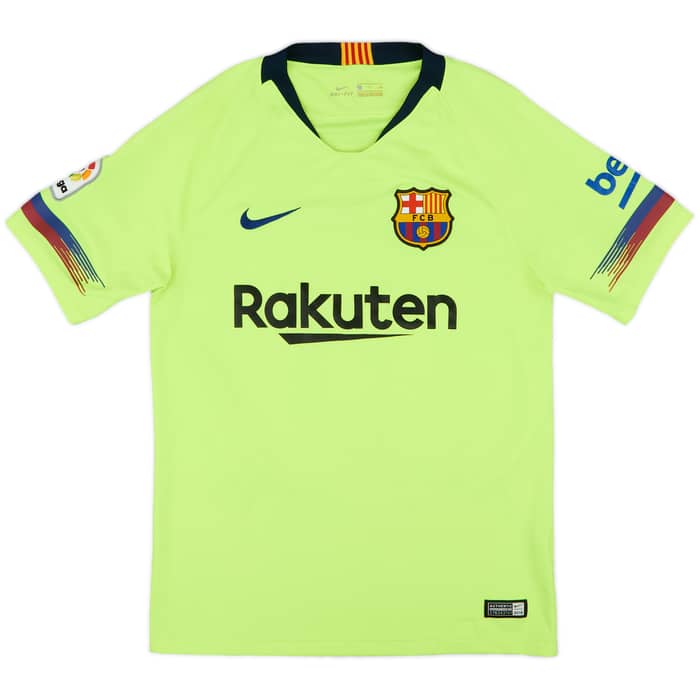 2018-19 Barcelona Away Shirt Messi #10 - 9/10 - (S)