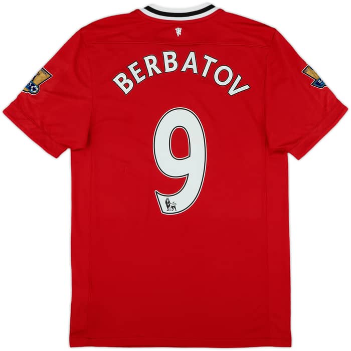 2011-12 Manchester United Home Shirt Berbatov #9 - 9/10 - (S)