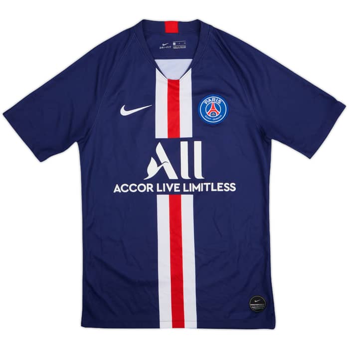 2019-20 Paris Saint-Germain Home Shirt Mbappe #7 - 5/10 - (S)