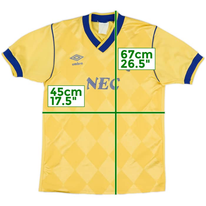 1986-88 Everton Away Shirt - 9/10 - (S)