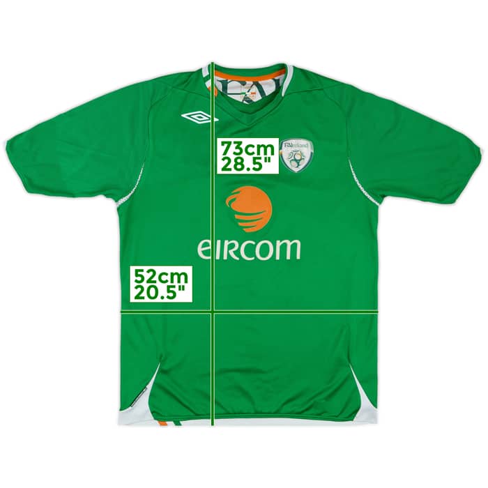 2006-08 Ireland Home Shirt - 7/10 - (L)