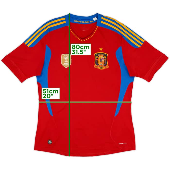 2010-11 Spain Home Shirt - 5/10 - (L)