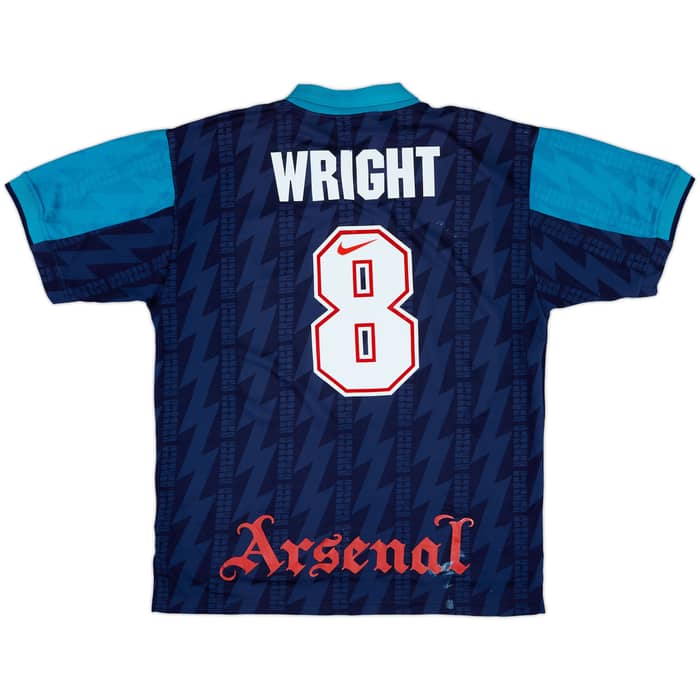 1994-95 Arsenal Away Shirt Wright #8 - 5/10 - (XL)