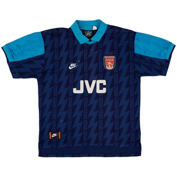 1994-95 Arsenal Away Shirt Wright #8 - 5/10 - (XL)