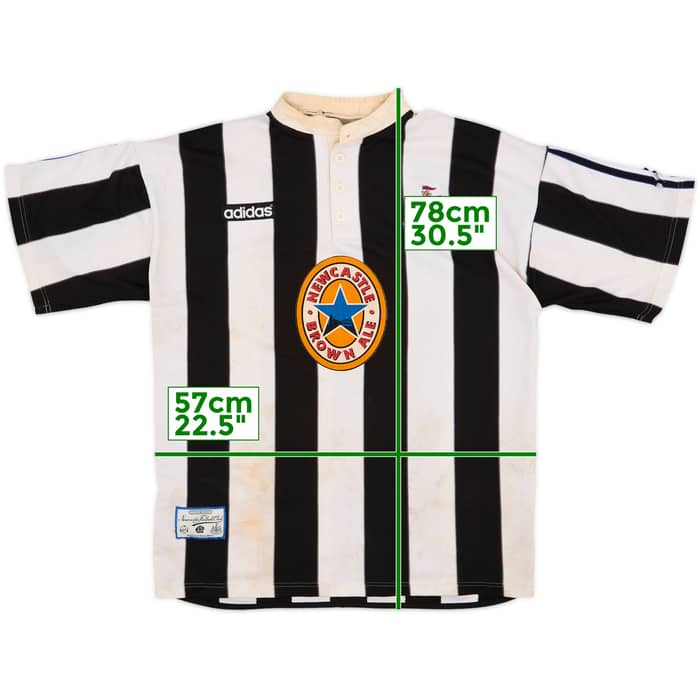 1995-97 Newcastle Home Shirt - 4/10 - (XL)
