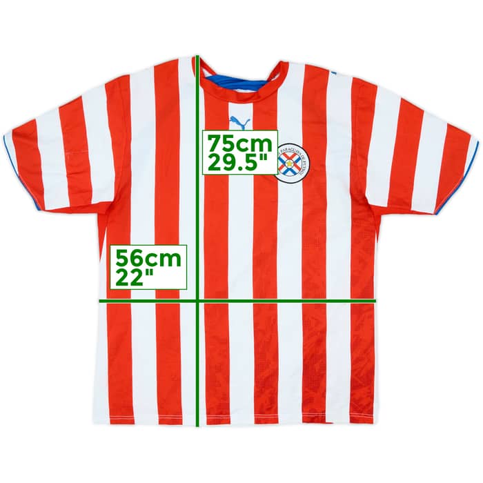 2006-07 Paraguay Home Shirt - 7/10 - (L)