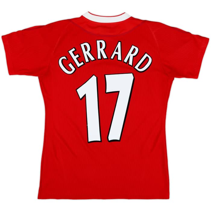 2002-04 Liverpool Home Shirt Gerrard #8 - 8/10 - (Women's S)