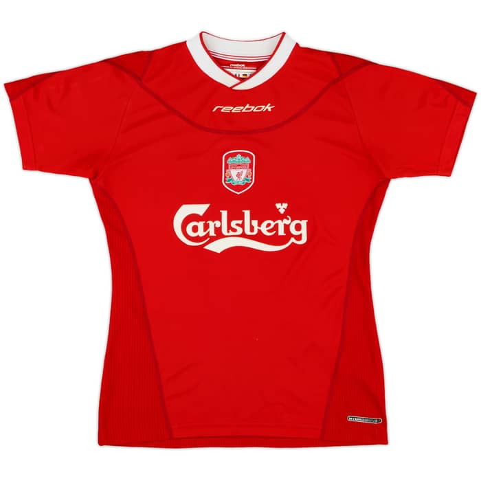 2002-04 Liverpool Home Shirt Gerrard #8 - 8/10 - (Women's S)