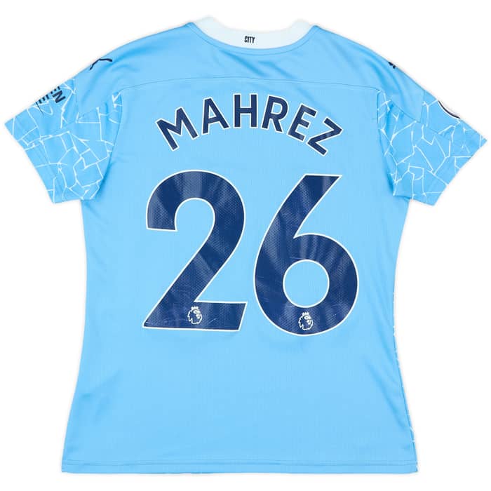 2021-22 Manchester City Home Shirt Mahrez #26 - 9/10 - (Women's M)