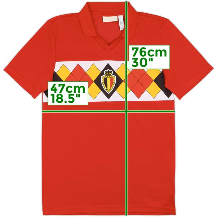 2018 Belgium adidas Originals '1984' Retro Style Shirt #16 - 9/10 - (S)