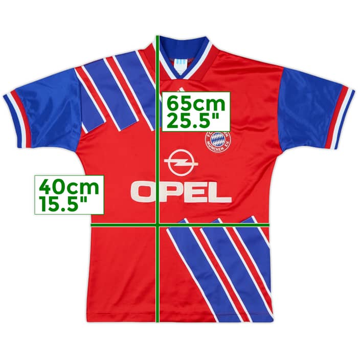 1993-95 Bayern Munich Home Shirt - 8/10 - (M.Boys)