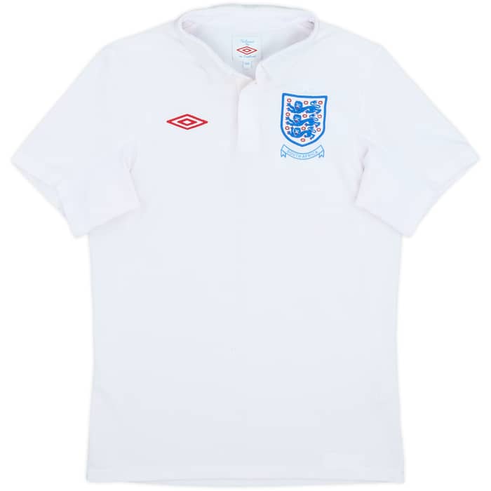 2009-10 England 'South Africa' Home Shirt - 7/10 - (L.Boys)