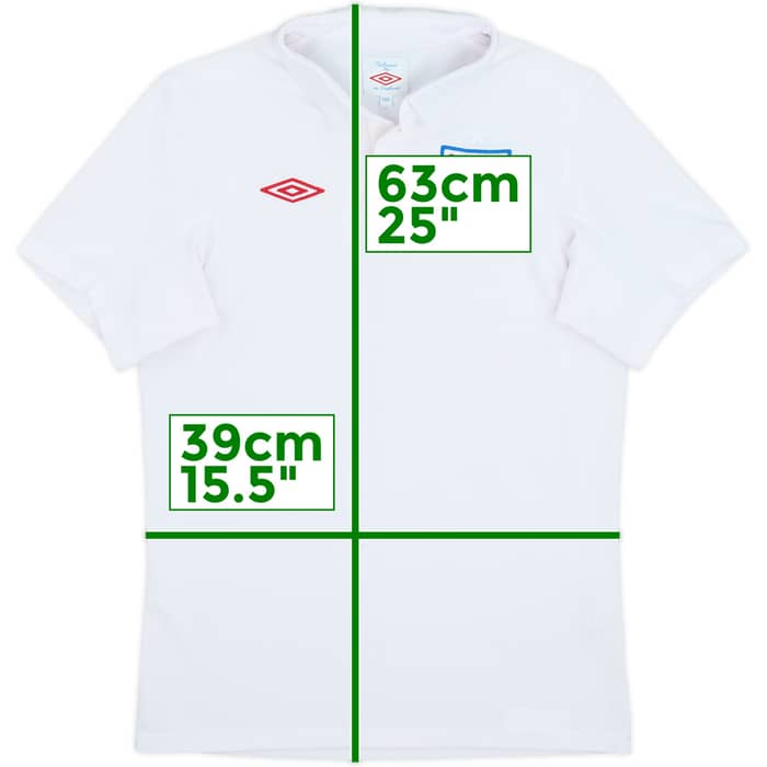 2009-10 England 'South Africa' Home Shirt - 7/10 - (L.Boys)