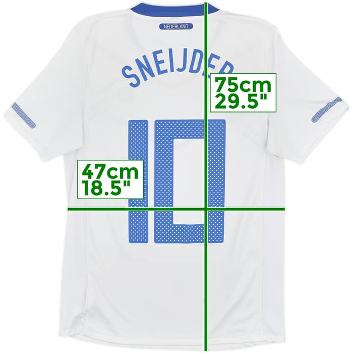2010-11 Netherlands Away Shirt Sneijder #10 - 8/10 - (S)