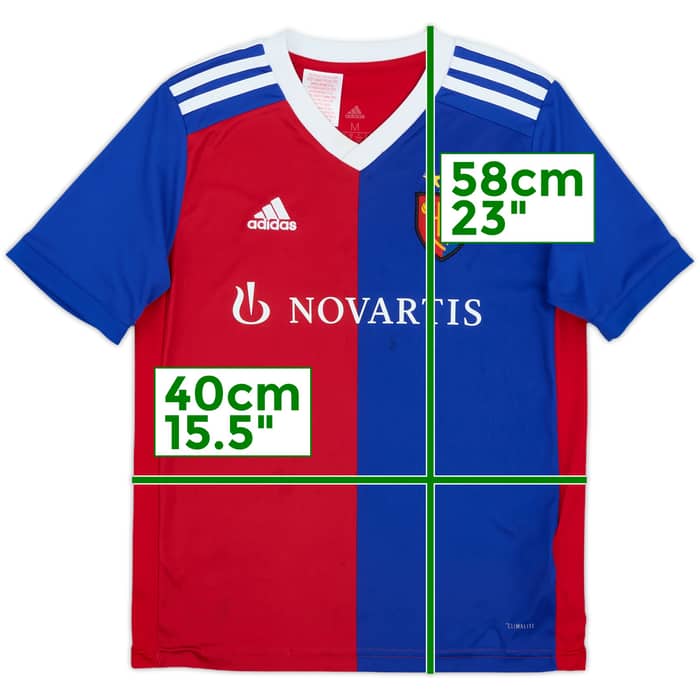 2018-19 FC Basel Home Shirt - 8/10 - (M.Boys)