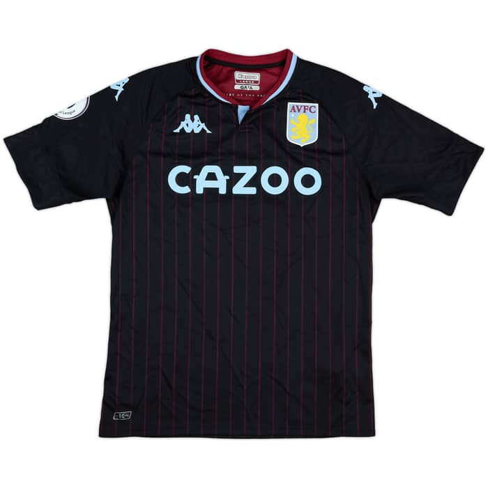2020-21 Aston Villa Away Shirt Hourihane #14 - 8/10 - (L)