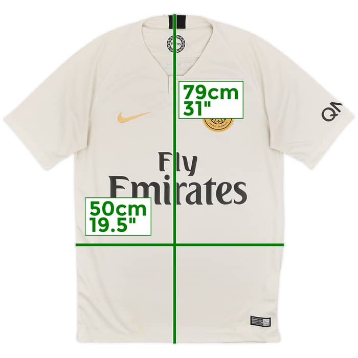 2018-19 Paris Saint-Germain Away Shirt - 7/10 - (S)