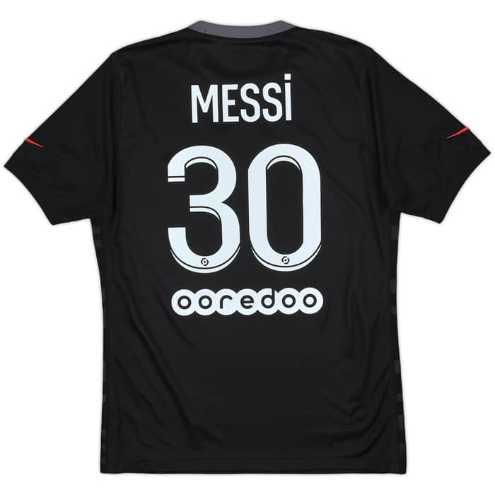 2021-22 Paris Saint-Germain Third Shirt Messi #30 - 9/10 - (M)