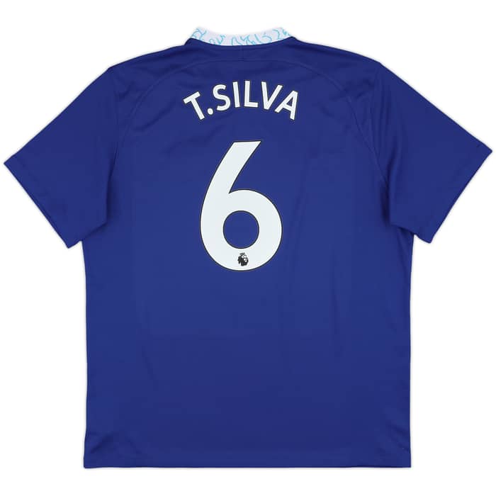 2022-23 Chelsea Home Shirt T.Silva #6 - 9/10 - (XL)