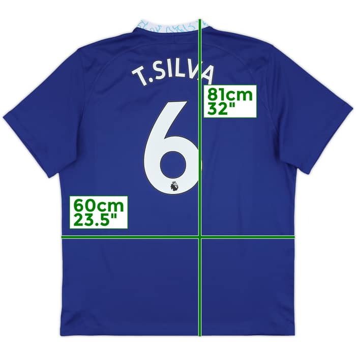 2022-23 Chelsea Home Shirt T.Silva #6 - 9/10 - (XL)