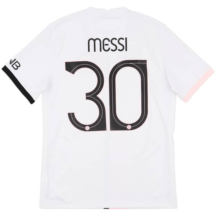 2021-22 Paris Saint-Germain Away Shirt Messi #30 - 6/10 - (M)