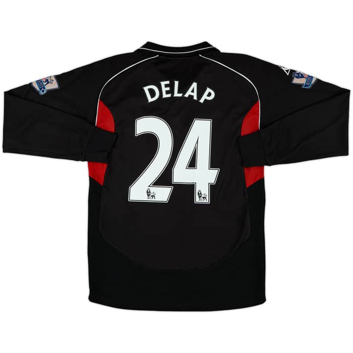 2009-10 Stoke City Away L/S Shirt Delap #24 - 6/10 - (M)
