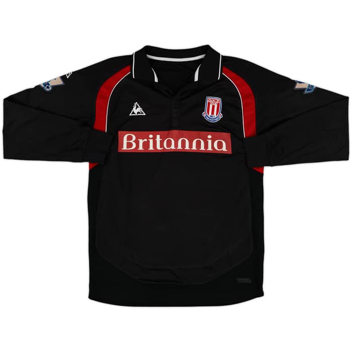 2009-10 Stoke City Away L/S Shirt Delap #24 - 6/10 - (M)