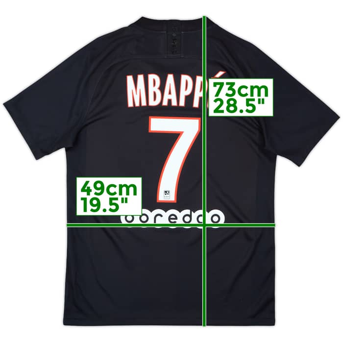 2019-20 Paris Saint-Germain Fourth Shirt Mbappe #7 - 7/10 - (M)