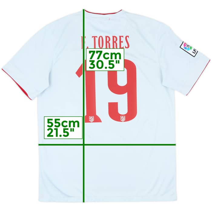 2014-15 Atletico Madrid Away Shirt F.Torres #19 - 8/10 - (L)