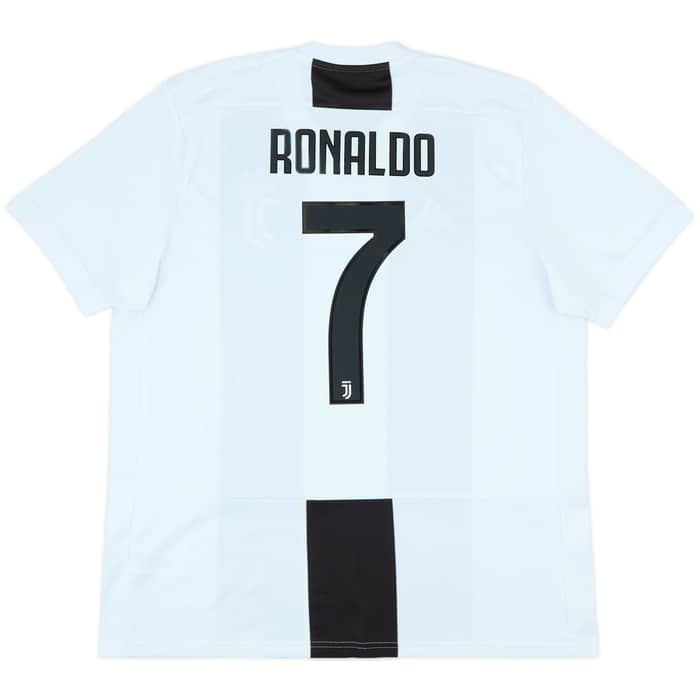 2018-19 Juventus Home Shirt Ronaldo #7 - 8/10 - (XL)