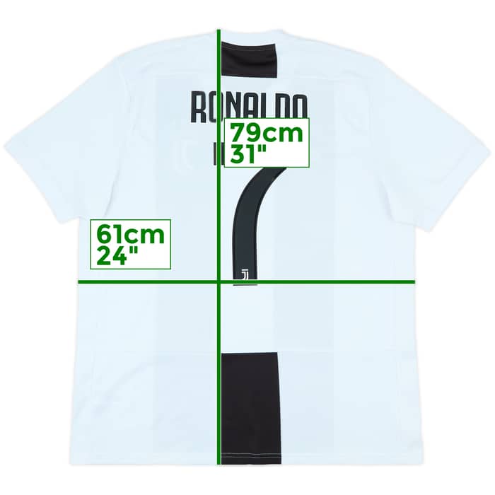 2018-19 Juventus Home Shirt Ronaldo #7 - 8/10 - (XL)