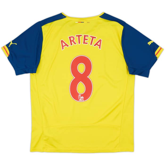 2014-15 Arsenal Away Shirt Arteta #8 - 6/10 - (M)